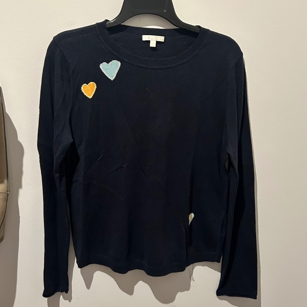 Lisa Todd Heart Embroidered Sweater